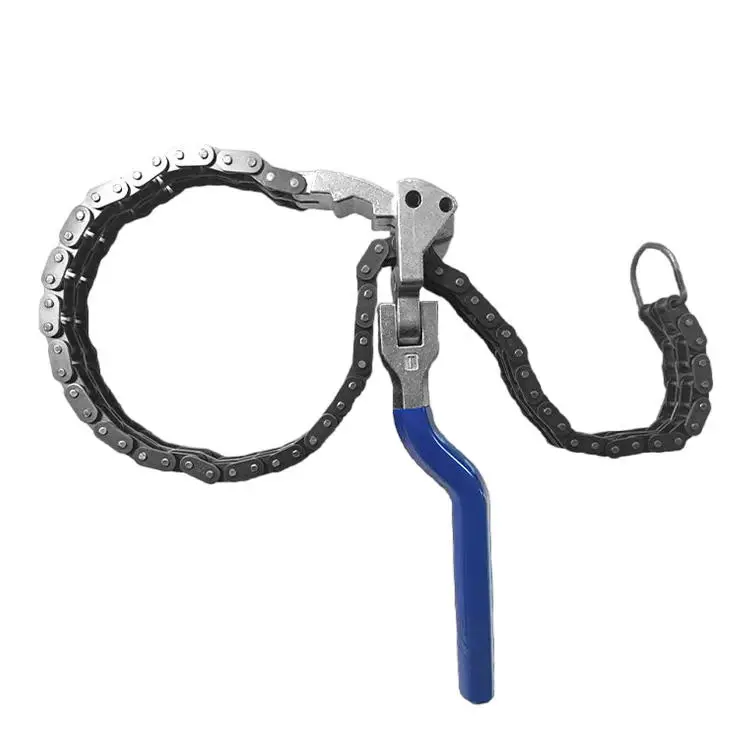Double Row Manganese Steel Chain Oil Filter Wrench,180° Swivel Handle Fits 60-195mm Filter for Auto Maintenance
Double Row Manganese Steel Chain Oil Filter Wrench,180° Swivel Handle Fits 60-195mm Filter for Auto Maintenance