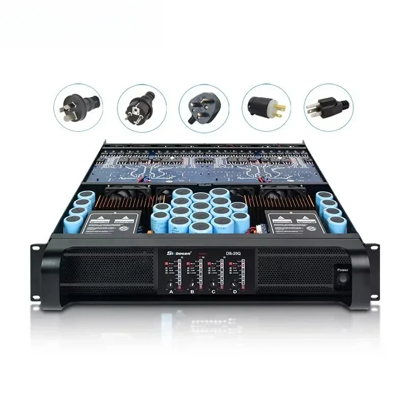 DS-20Q Sinbosen 4000 Watts Sound 4 Channel Professional Audio Power Amplifier 10000w
DS-20Q Sinbosen 4000 Watts Sound 4 Channel Professional Audio Power Amplifier 10000w