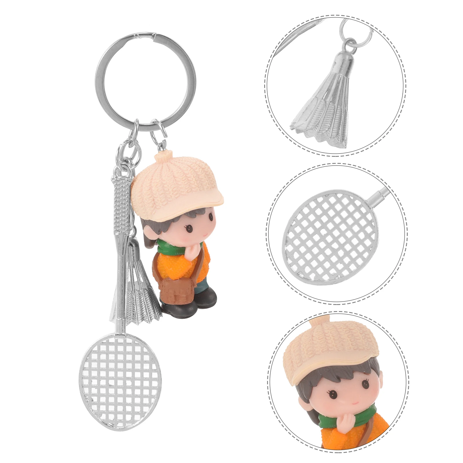 Badminton Keychain Kawaii Key Ring Backpack Hanging Adorn Lightweight Portable Stylish Durable Bag Decoration Car Key Chain
Badminton Keychain Kawaii Key Ring Backpack Hanging Adorn Lightweight Portable Stylish Durable Bag Decoration Car Key Chain