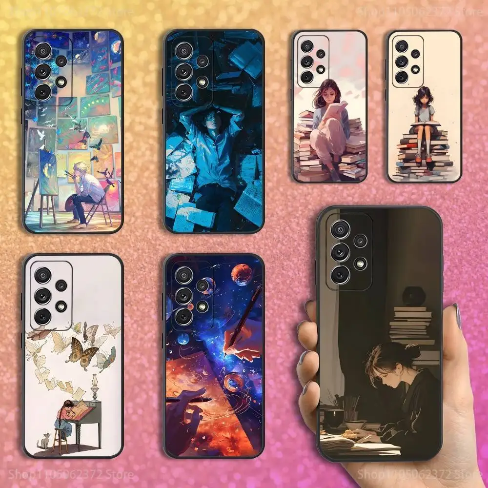 Books Art illustration Phone Case For Samsung S25,S24,S23,S22,S21,S20,S10,Ultra,Plus,Lite,FE,Soft Silicone Black Cover
Books Art illustration Phone Case For Samsung S25,S24,S23,S22,S21,S20,S10,Ultra,Plus,Lite,FE,Soft Silicone Black Cover