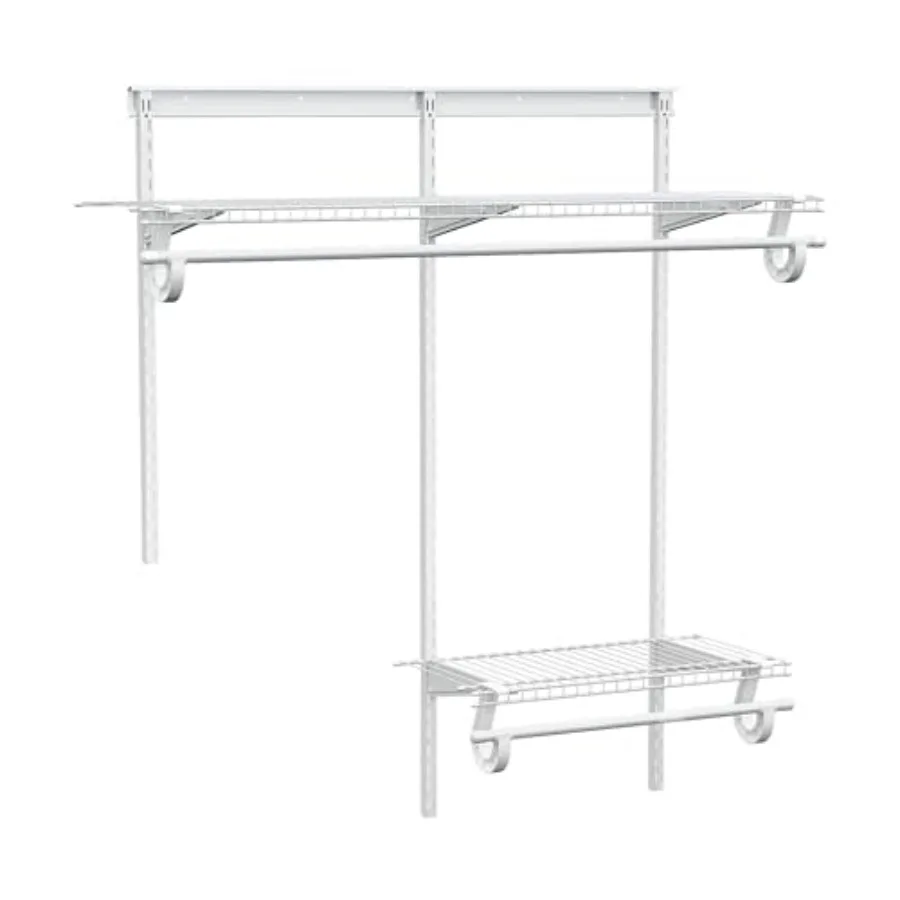 2-4 Ft. Expandable Closet Organizer System Kit, Custom Metal Wire Shelving, Organization and Storage Shelves Wall Mounted with
2-4 Ft. Expandable Closet Organizer System Kit, Custom Metal Wire Shelving, Organization and Storage Shelves Wall Mounted with