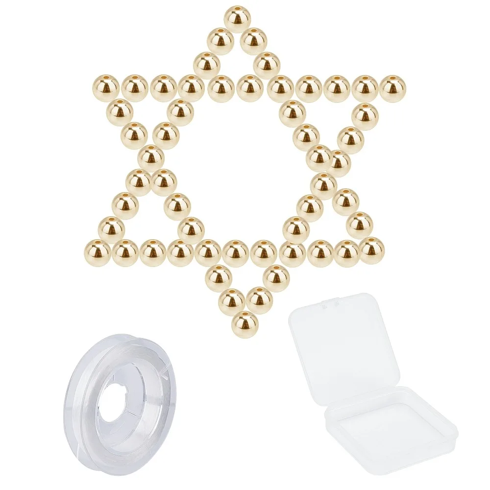 400Pcs DIY Electroplate Non-Stretch Bracelets Making Kits Including Round Beads and Elastic Thread Golden Plated 4mm Hole: 1mm
400Pcs DIY Electroplate Non-Stretch Bracelets Making Kits Including Round Beads and Elastic Thread Golden Plated 4mm Hole: 1mm