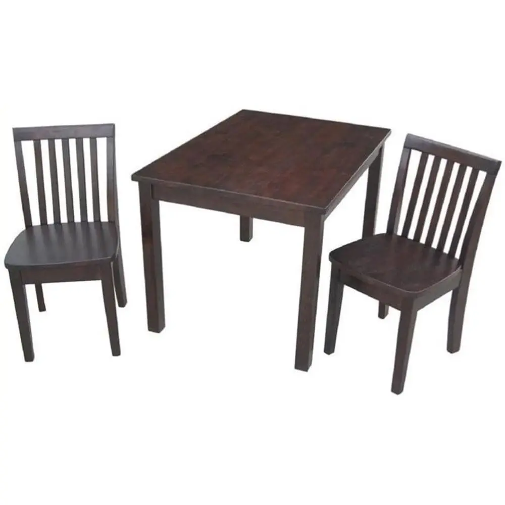Children's Table and Chair Set, 2 Chairs, 13x11x23, Perfect for Playroom, Rich Mocha Finish
Children's Table and Chair Set, 2 Chairs, 13x11x23, Perfect for Playroom, Rich Mocha Finish