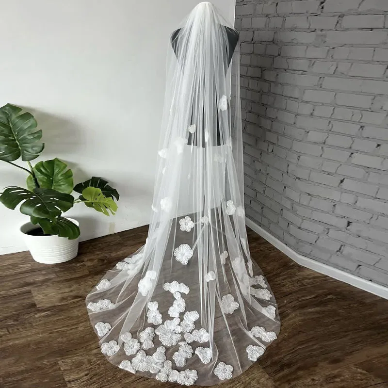 Белая фата цвета слоновой кости длиной до часовни с цветочным принтом, 1-уровневая фата из мягкого тюля длиной 2,5 м с расческой Velo De Novia Voile Mariee по индивидуальному заказу
Белая фата цвета слоновой кости длиной до часовни с цветочным принтом, 1-уровневая фата из мягкого тюля длиной 2,5 м с расческой Velo De Novia Voile Mariee по индивидуальному заказу