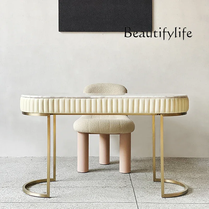 Modern Light Luxury Designer Model Marble Cookies Makeup Table Bedroom Creative Dresser
Modern Light Luxury Designer Model Marble Cookies Makeup Table Bedroom Creative Dresser