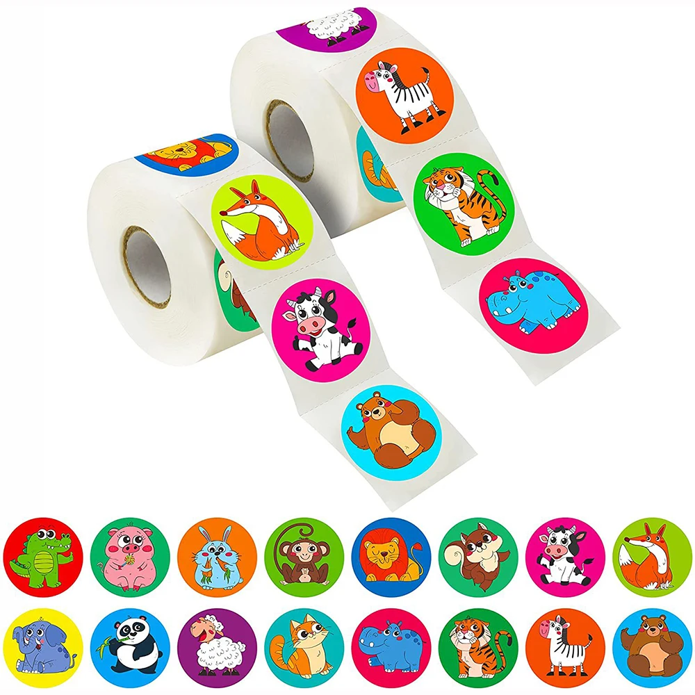 100-500Pcs 1 Inch Round Cartoon Toys Animal Stickers for Kids Teacher Reward Encourage Sticker Office Stationery for Children
100-500Pcs 1 Inch Round Cartoon Toys Animal Stickers for Kids Teacher Reward Encourage Sticker Office Stationery for Children