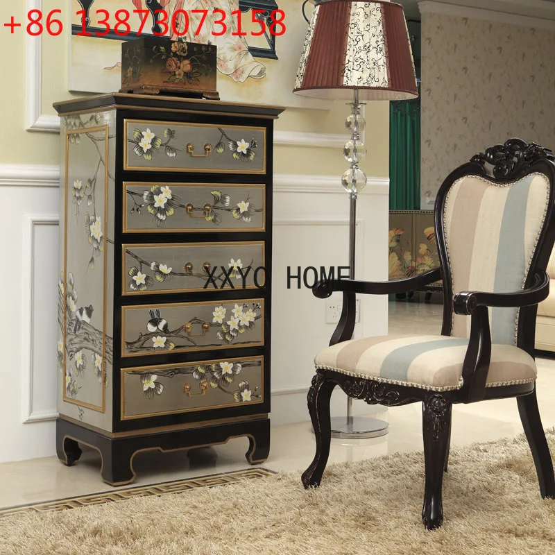 Modern new Chinese classical chest of drawers Bedroom multi-bucket storage Storage drawer
Modern new Chinese classical chest of drawers Bedroom multi-bucket storage Storage drawer