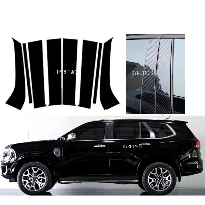 8PCS Glossy Black Pillar Post For Ford Everest U704 UB 2023-2025 Door Window Center Middle Column B C Mirror Effect Cover Trim
8PCS Glossy Black Pillar Post For Ford Everest U704 UB 2023-2025 Door Window Center Middle Column B C Mirror Effect Cover Trim