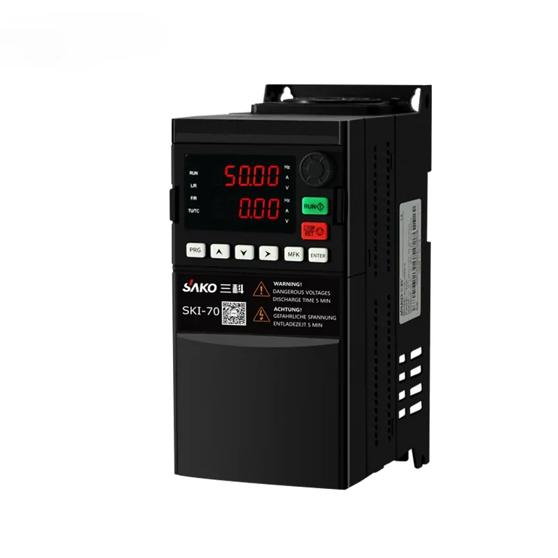VFD 0.75/1.5/2.2/3/4/5.5kw Single Phase input and 3 Phase Output Frequency Converter
VFD 0.75/1.5/2.2/3/4/5.5kw Single Phase input and 3 Phase Output Frequency Converter
