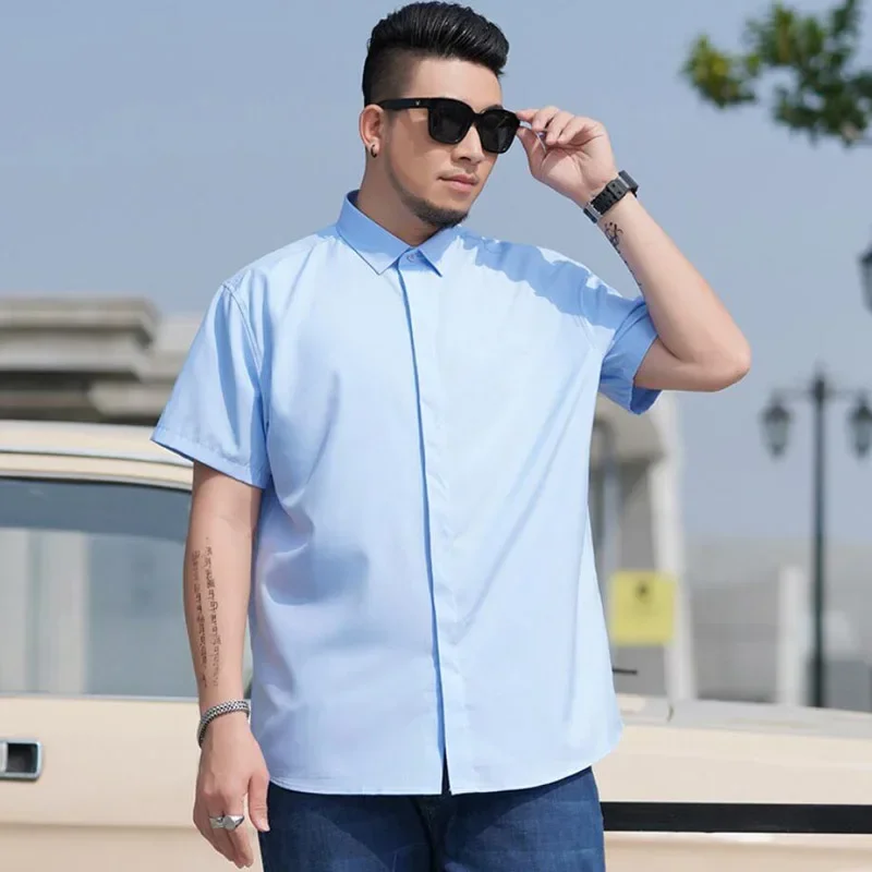 9XL 10XL 12XL Летние офисные рубашки больших размеров Формальные мужские рубашки с коротким рукавом Деловые большие 5XL 8XL Синяя красная винно-черная рубашка 54
9XL 10XL 12XL Летние офисные рубашки больших размеров Формальные мужские рубашки с коротким рукавом Деловые большие 5XL 8XL Синяя красная винно-черная рубашка 54