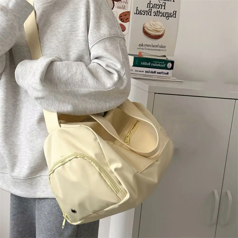 Large Capacity Travel Tote Bag Canvas Solid Color Yoga Satchels Multiple Pockets Multifunctional Sports Crossbody Bag Commuting
Large Capacity Travel Tote Bag Canvas Solid Color Yoga Satchels Multiple Pockets Multifunctional Sports Crossbody Bag Commuting