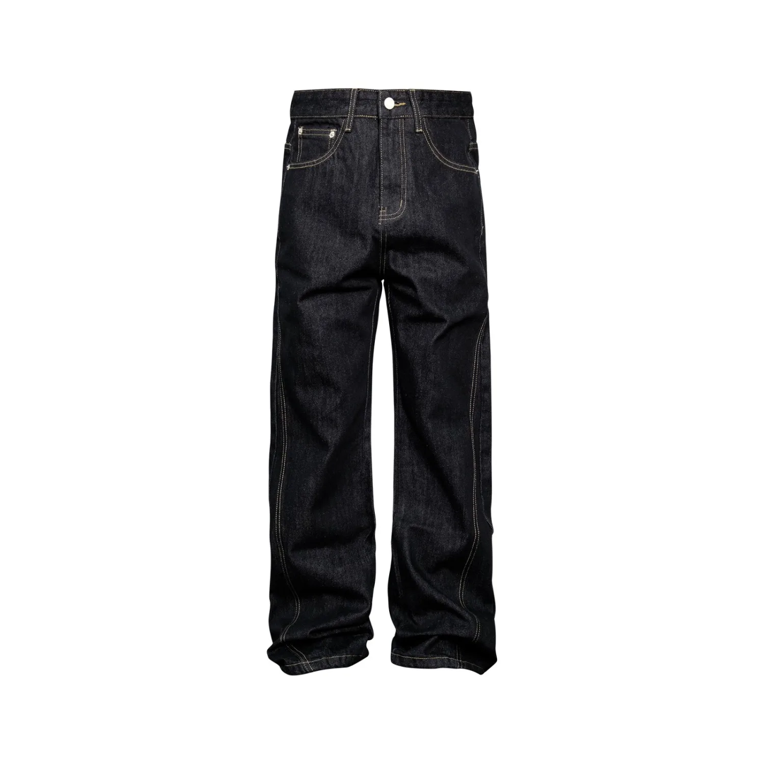 Mr. WH Original 13 Ounce Versatile Micro Flared Jeans Commute God Pants Embroidered Hair Tag Straight Leg Jeans for Teens
Mr. WH Original 13 Ounce Versatile Micro Flared Jeans Commute God Pants Embroidered Hair Tag Straight Leg Jeans for Teens