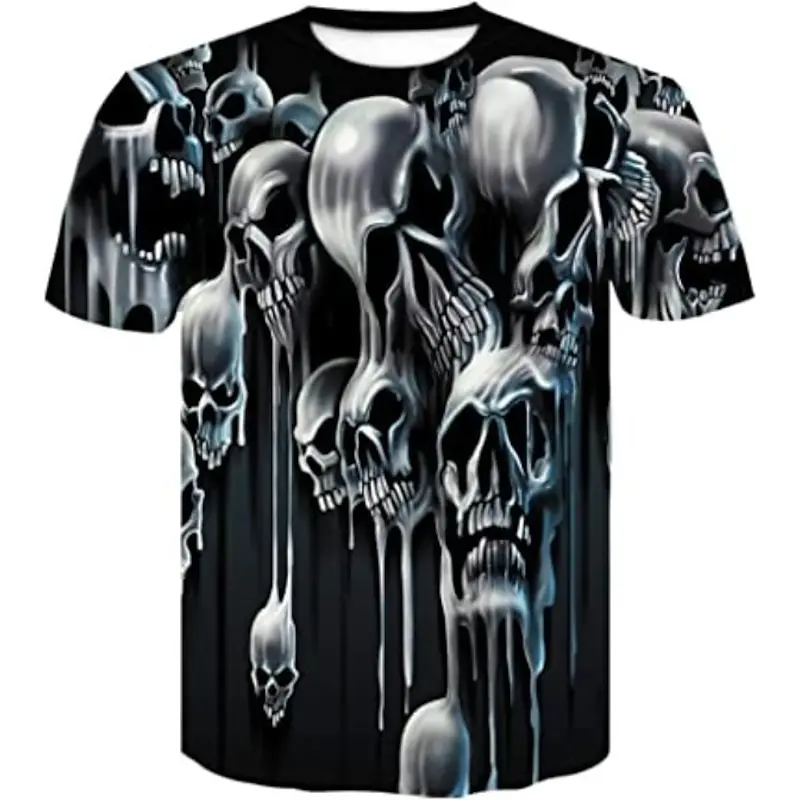 3D Printed Retro Men's T-Shirt Hip Hop Street Gothic Style Daily Short Sleeve Summer Leisure Breathable Novelty Personality Tops 
3D Printed Retro Men's T-Shirt Hip Hop Street Gothic Style Daily Short Sleeve Summer Leisure Breathable Novelty Personality Tops