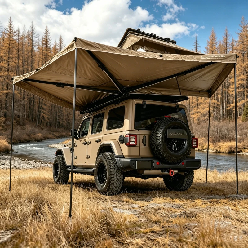 Lightweight aluminum alloy triangular roof tent, quick-open, portable, universal fit vehicles, in stock
Lightweight aluminum alloy triangular roof tent, quick-open, portable, universal fit vehicles, in stock