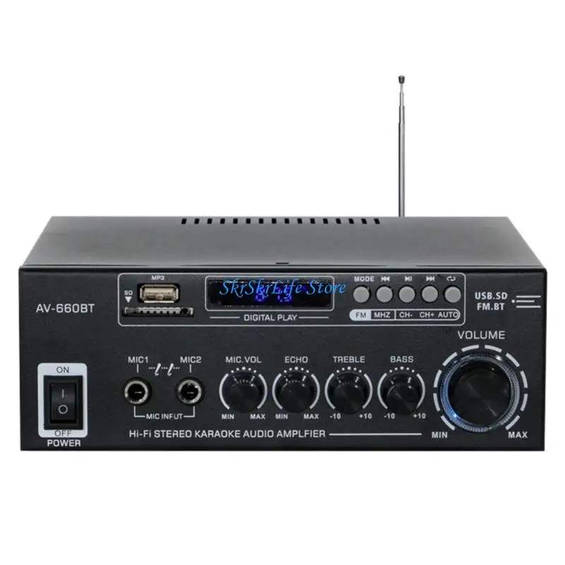 E65E Highly Power 60Wx2 Stereo Amplifier With Multiple Input Option For Home Sound
E65E Highly Power 60Wx2 Stereo Amplifier With Multiple Input Option For Home Sound