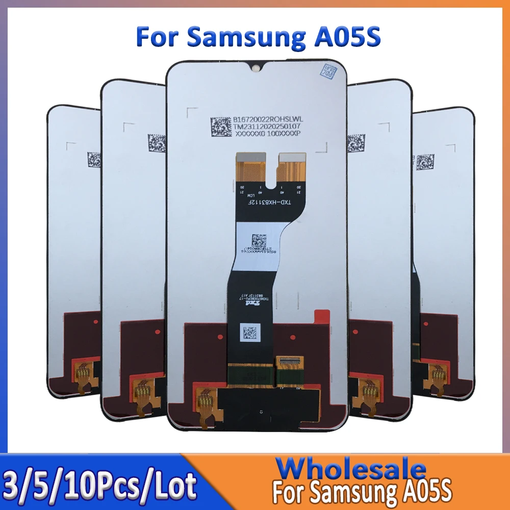 Оптовая продажа, 3/5/10 шт./лот для Samsung A05S, ЖК-экран в сборе с сенсорным дигитайзером A057 A057M A057F A057F/DS
Оптовая продажа, 3/5/10 шт./лот для Samsung A05S, ЖК-экран в сборе с сенсорным дигитайзером A057 A057M A057F A057F/DS
