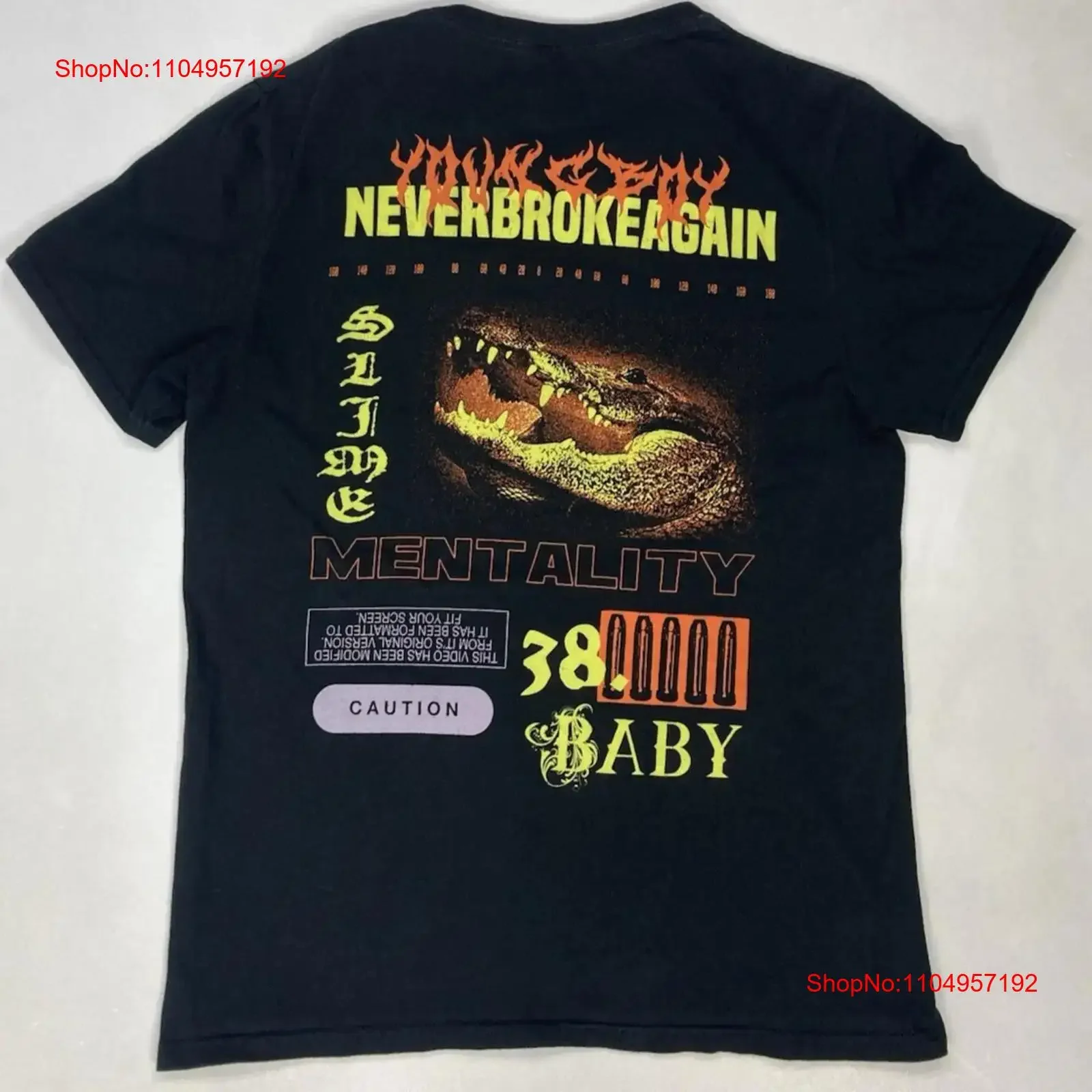 YoungBoy Never Broke Again Slime Mentality T shirt Women Medium Music vintage Washed Breathable Slightly designer clothes
YoungBoy Never Broke Again Slime Mentality T shirt Women Medium Music vintage Washed Breathable Slightly designer clothes