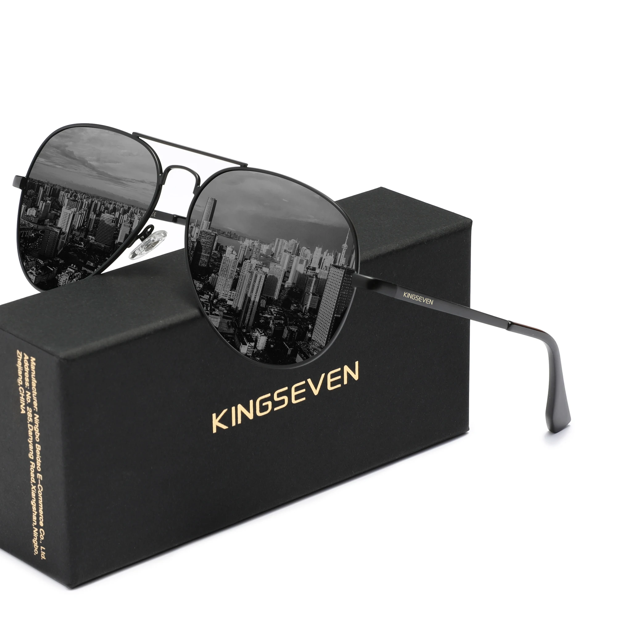 KINGSEVEN солнцезащитные очки в оправе-пилот для мужчин, поляризационные солнцезащитные очки, очки для путешествий, классические очки, устойчивые к ультрафиолетовому излучению, UV400
KINGSEVEN солнцезащитные очки в оправе-пилот для мужчин, поляризационные солнцезащитные очки, очки для путешествий, классические очки, устойчивые к ультрафиолетовому излучению, UV400