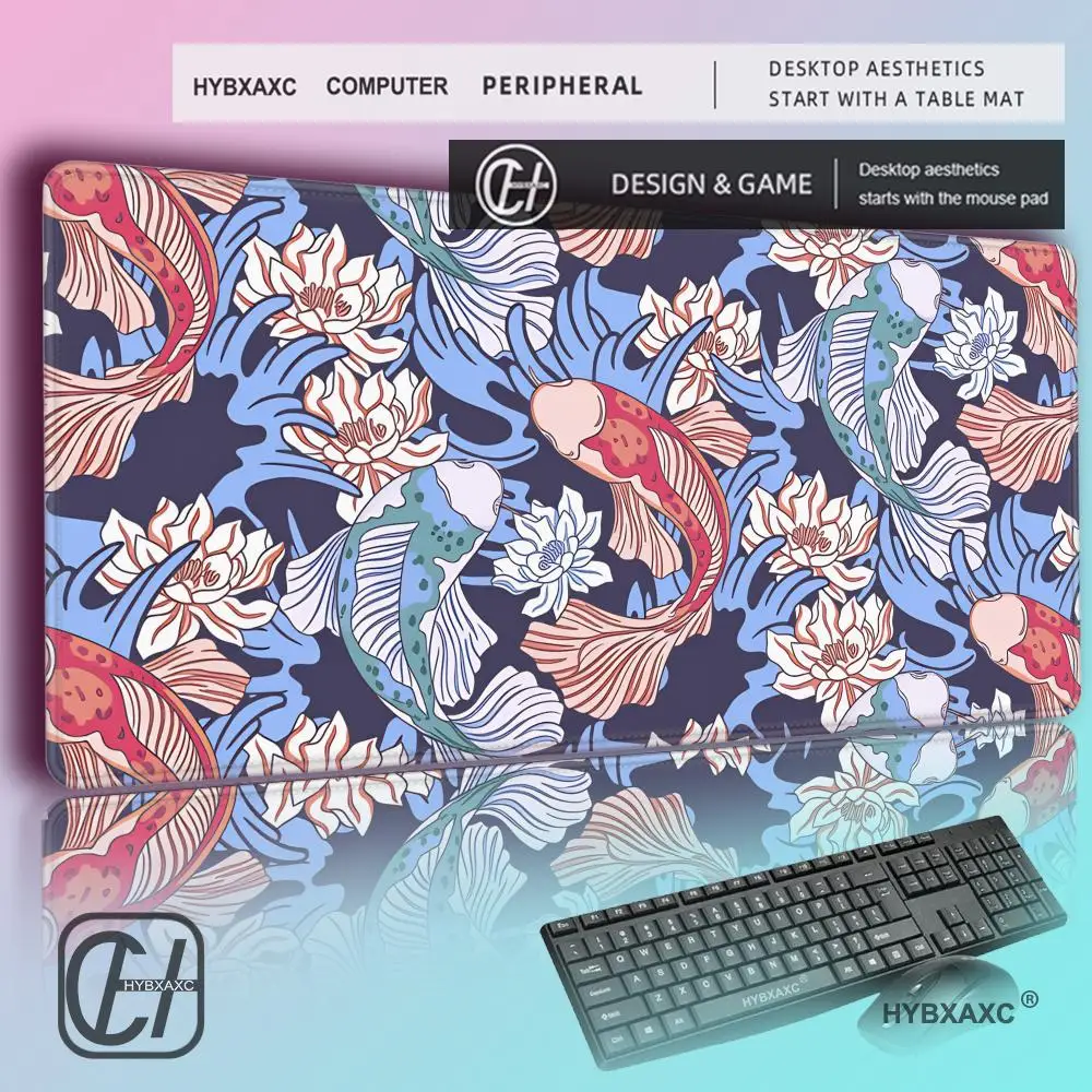 HYBXAXC Anime koi keyboard Mouse Pad Large MousePad flash-sale Gaming playmat Rubber Lock mini PC Desk Mat Computer Gamers work
HYBXAXC Anime koi keyboard Mouse Pad Large MousePad flash-sale Gaming playmat Rubber Lock mini PC Desk Mat Computer Gamers work
