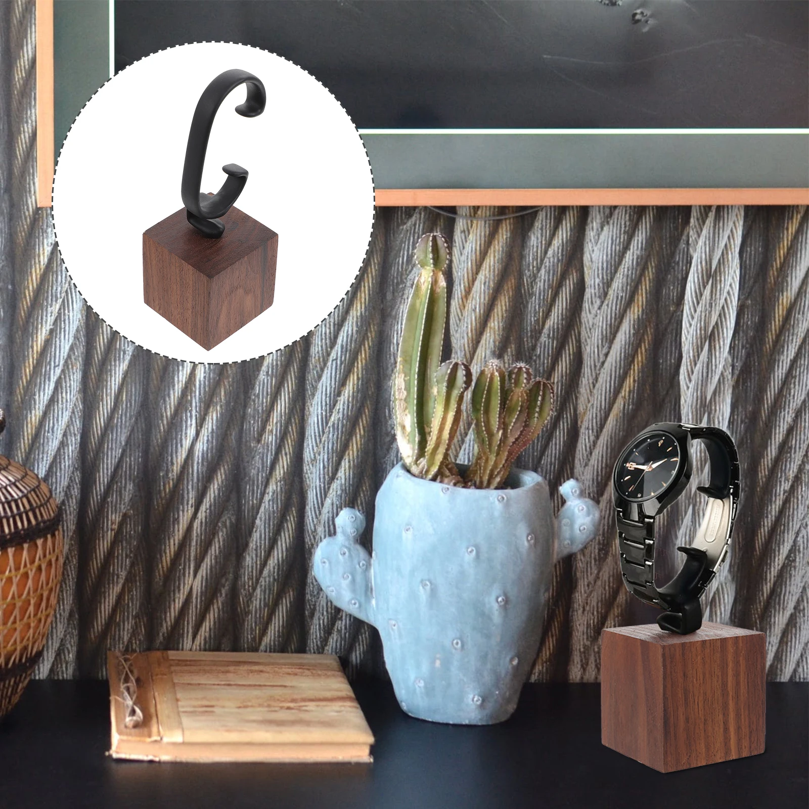 Solid Wood Watch St Walnut C Type Display Rack for Bracelets Holder Shelf Jewelry Exhibits High Quality Wood Base Upgrade 
Solid Wood Watch St Walnut C Type Display Rack for Bracelets Holder Shelf Jewelry Exhibits High Quality Wood Base Upgrade