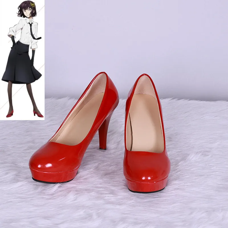 Anime Bungo Stray Dogs Akiko Yosano Cosplay Shoes Akiko Yosano Red High Heels Shoes
Anime Bungo Stray Dogs Akiko Yosano Cosplay Shoes Akiko Yosano Red High Heels Shoes