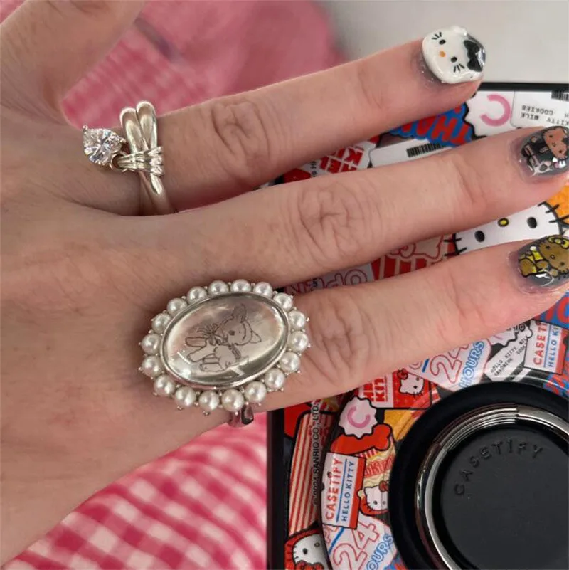 Little Deer Pearl Ring, Female Niche, Exquisite, Cute Little Deer, Folded Index Finger, Retro Ring
Little Deer Pearl Ring, Female Niche, Exquisite, Cute Little Deer, Folded Index Finger, Retro Ring