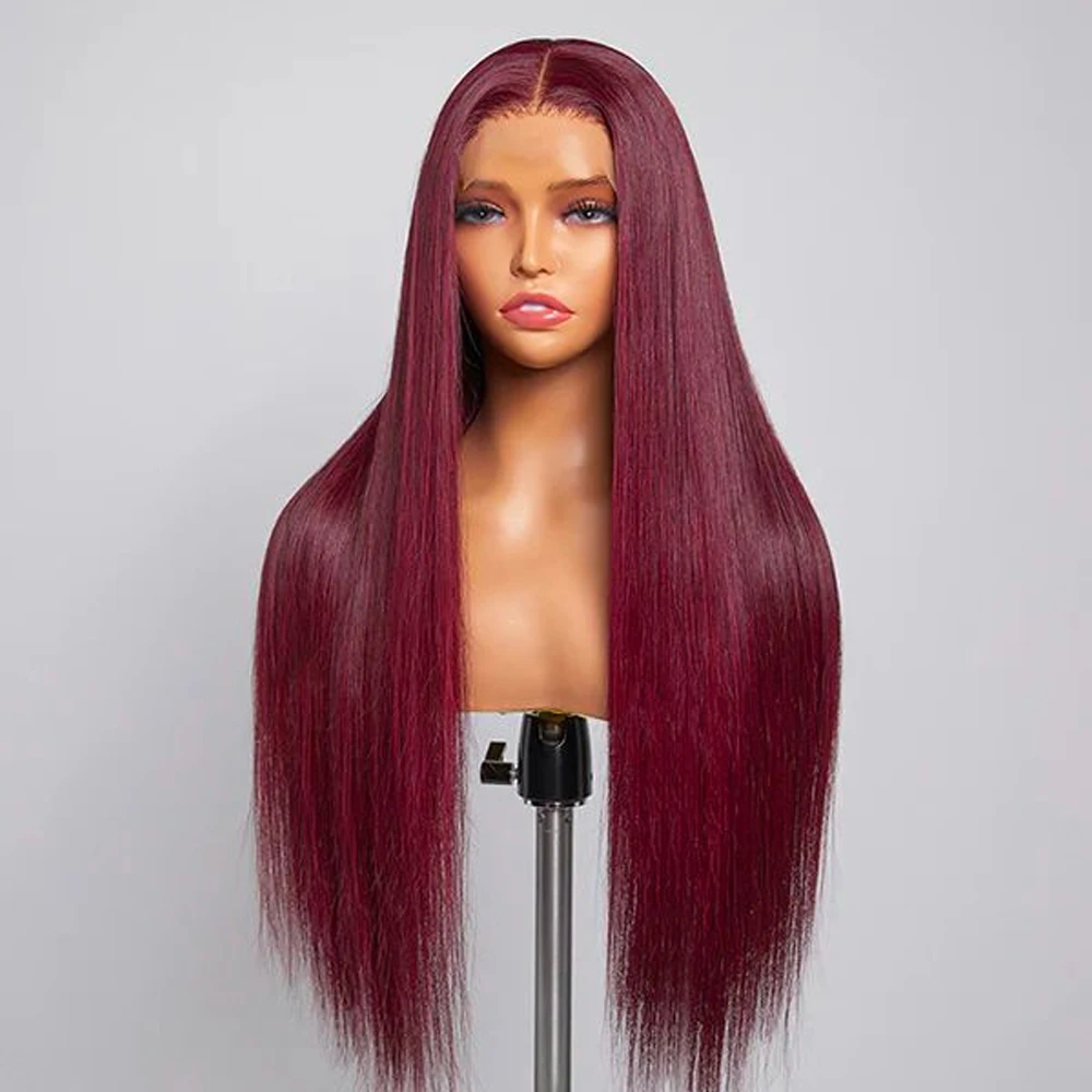 99J Straight Wig 13x6 13x4 Lace Frontal Wigs Human Hair 200 Density Transparent HD Lace Front Wigs For Women
99J Straight Wig 13x6 13x4 Lace Frontal Wigs Human Hair 200 Density Transparent HD Lace Front Wigs For Women
