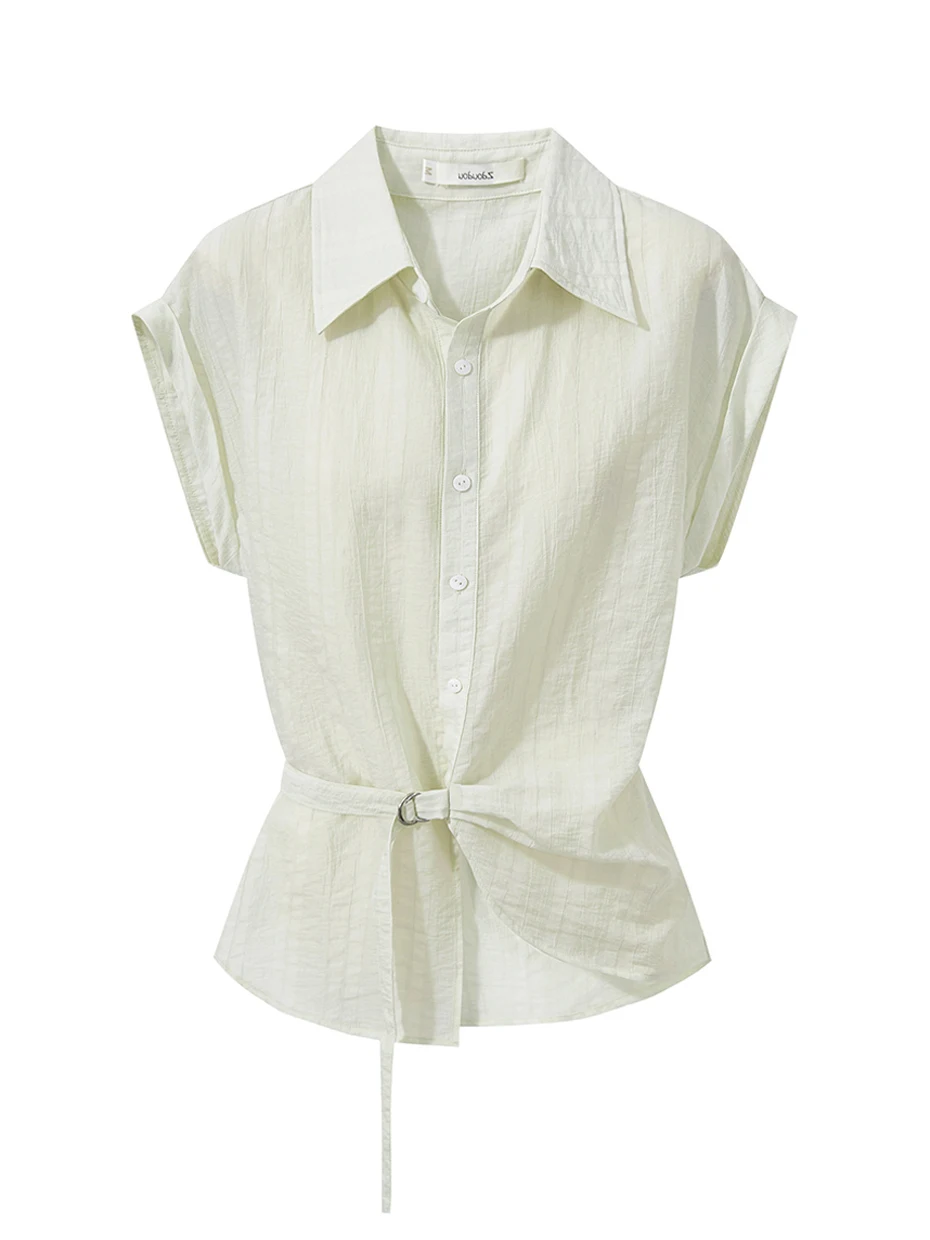 Summer Collar Uneven Hem Chiffon Short Sleeve Shirt Women's Slimming Waist Design Unique Beautiful Top Korean Style Stra...
Summer Collar Uneven Hem Chiffon Short Sleeve Shirt Women's Slimming Waist Design Unique Beautiful Top Korean Style Stra...