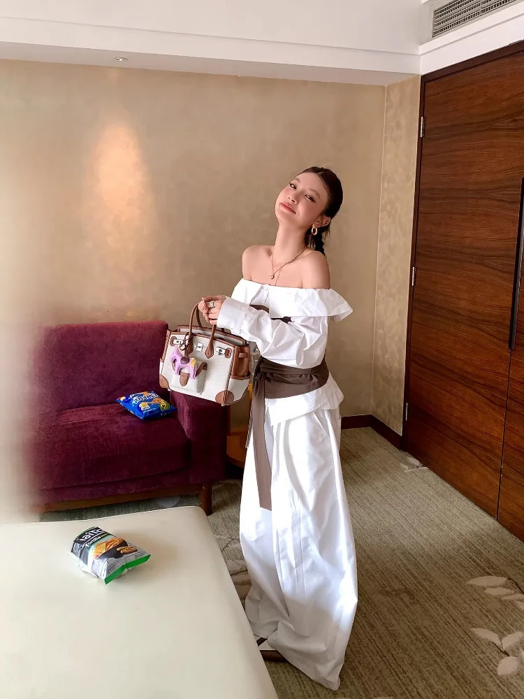 Широкие брюки DULA Street Walking для женщин, свободные брюки в пол, осенние брюки-юбка, рабочая одежда, повседневные прямые брюки
Широкие брюки DULA Street Walking для женщин, свободные брюки в пол, осенние брюки-юбка, рабочая одежда, повседневные прямые брюки