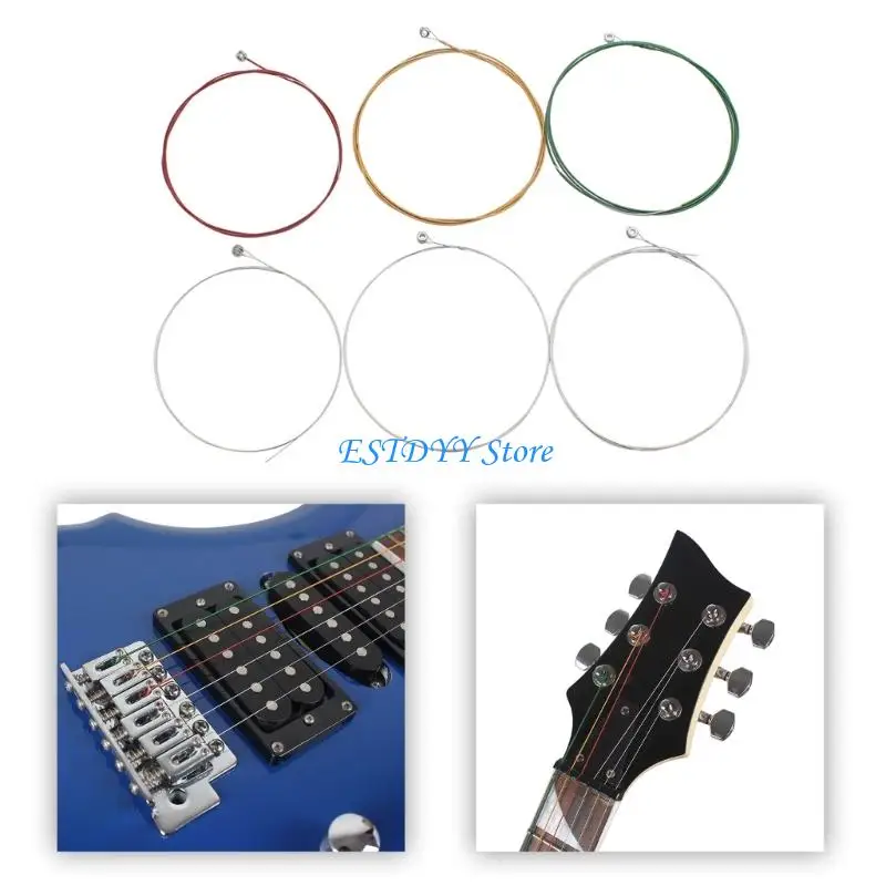 G6DE Pack of 6 Stainless Steel Texture Strings Suitable for Music Instrument
G6DE Pack of 6 Stainless Steel Texture Strings Suitable for Music Instrument