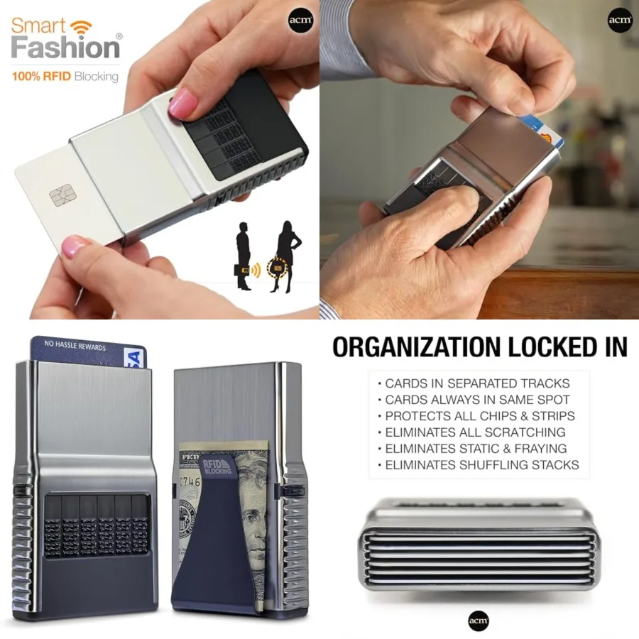 ACM 2.0 Featherweight Wallet - Exact Card Select and Storage - RFID Blocking with Patented Scratch and Damage Free Card Protect
ACM 2.0 Featherweight Wallet - Exact Card Select and Storage - RFID Blocking with Patented Scratch and Damage Free Card Protect