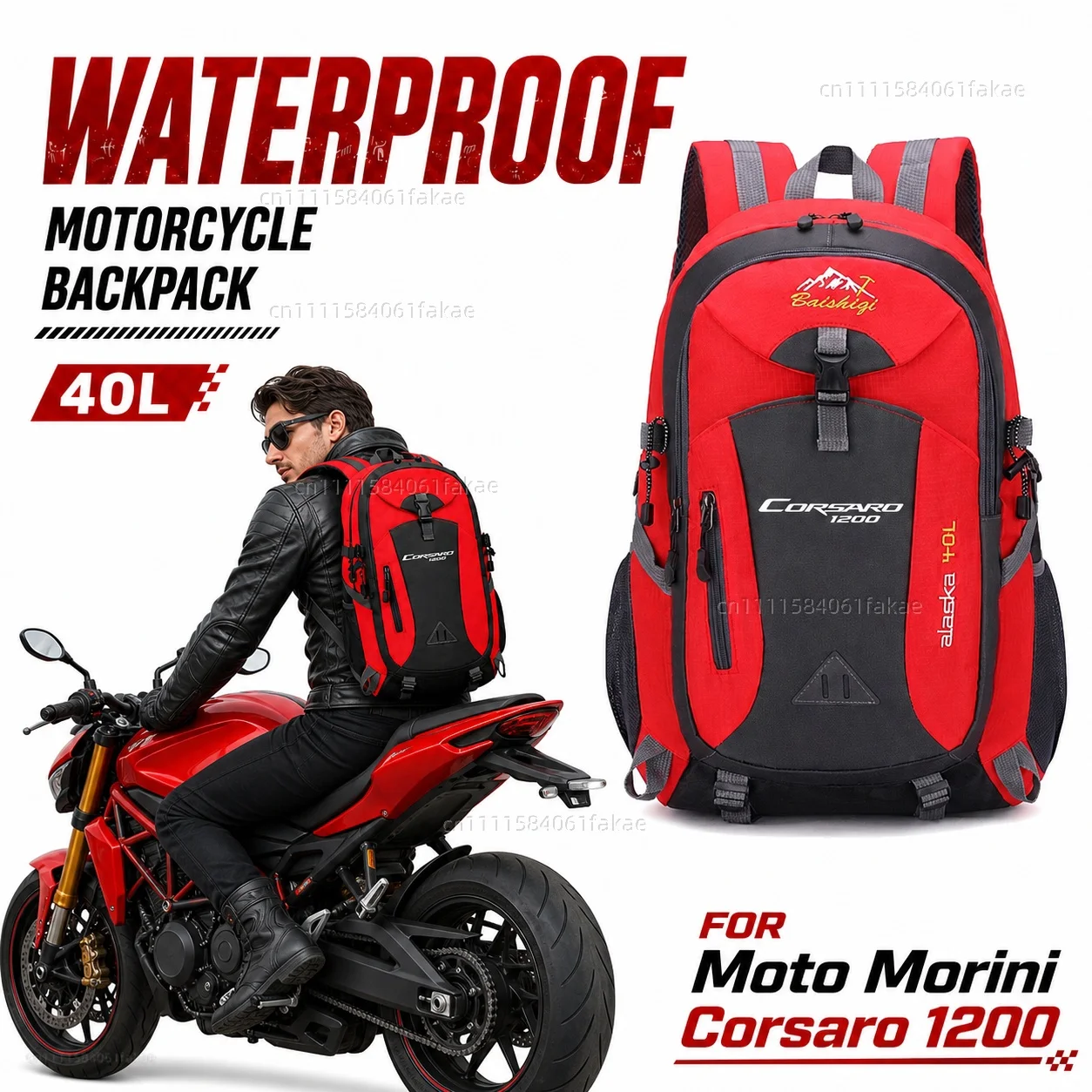 FOR Moto Morini Corsaro 1200 2005-2020 Motorcycle Backpack 40L Waterproof Travel Backpack Outdoor Hiking Camping Daypack
FOR Moto Morini Corsaro 1200 2005-2020 Motorcycle Backpack 40L Waterproof Travel Backpack Outdoor Hiking Camping Daypack