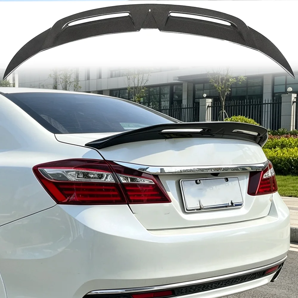 for Honda Accord 2014-2019 9th generation 9.5 generation forged genuine carbon fiber rear trunk lip spoiler wing car accessories
for Honda Accord 2014-2019 9th generation 9.5 generation forged genuine carbon fiber rear trunk lip spoiler wing car accessories