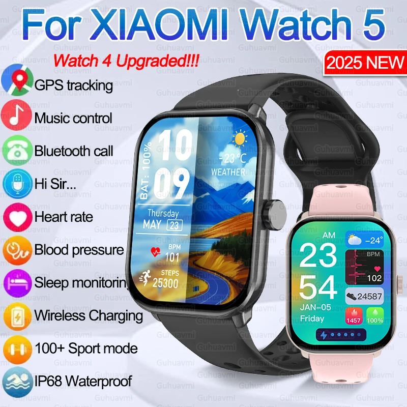 Для Xiaomi Watch 5, глобальная версия, мужские и женские AMOLED HD-экран, пульсометр, Bluetooth-вызов, GPS-трек, водонепроницаемые спортивные умные часы
Для Xiaomi Watch 5, глобальная версия, мужские и женские AMOLED HD-экран, пульсометр, Bluetooth-вызов, GPS-трек, водонепроницаемые спортивные умные часы