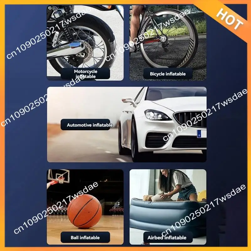X08A Mini Electric Bike Air Pump 150PSI Powerful Air Compressor Pressure Display Motocycle Bike Tire Inflator
X08A Mini Electric Bike Air Pump 150PSI Powerful Air Compressor Pressure Display Motocycle Bike Tire Inflator