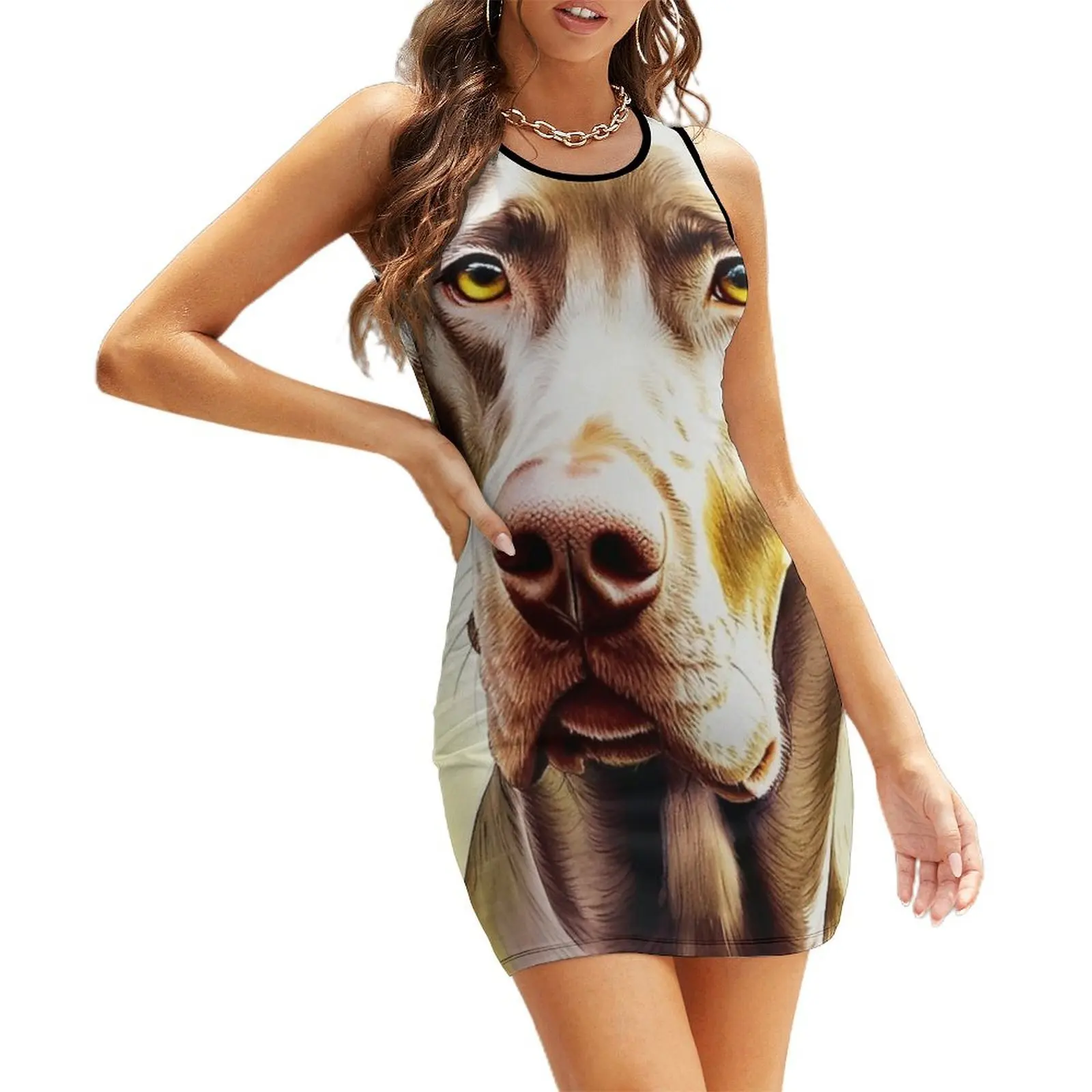 Watercolor Weimaraner Sleeveless Sundress women's clothing trend 2025 summer dress for women 2025 dress for woman
Watercolor Weimaraner Sleeveless Sundress women's clothing trend 2025 summer dress for women 2025 dress for woman