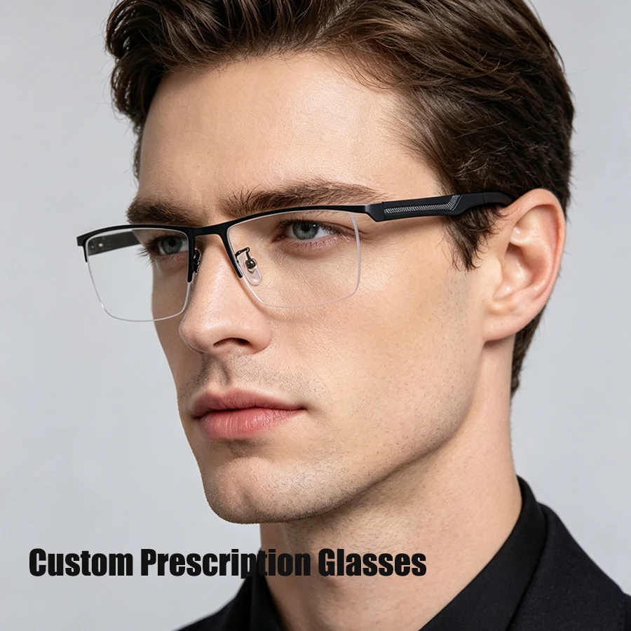 Customize Prescription Glasses Men Multi-Focal Progressive Photochromic Anti-Blue Light Myopia Hyperopia Eyeglasses 12019
Customize Prescription Glasses Men Multi-Focal Progressive Photochromic Anti-Blue Light Myopia Hyperopia Eyeglasses 12019