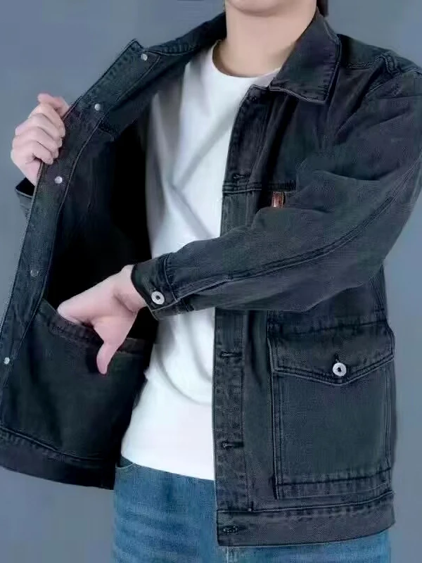 Модная мужская джинсовая рабочая одежда Jaet, износостойкая длинная све, молодежная мода, весна-осень, повседневная застежка на одной пуговице
Модная мужская джинсовая рабочая одежда Jaet, износостойкая длинная све, молодежная мода, весна-осень, повседневная застежка на одной пуговице