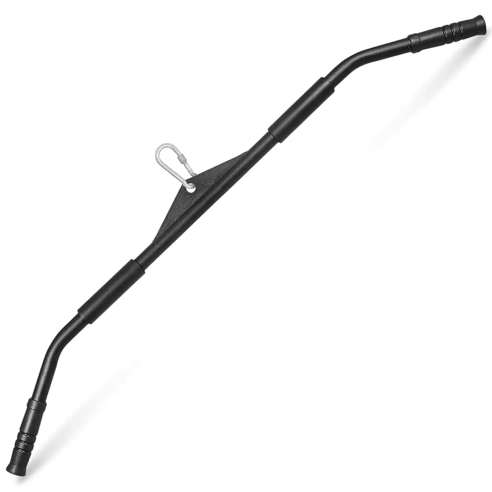 Нейтральная рукоятка для тяги вниз (LAT Pull Down Bar), рукоятка-разветвитель для увеличения диапазона движений, крепление для троса
Нейтральная рукоятка для тяги вниз (LAT Pull Down Bar), рукоятка-разветвитель для увеличения диапазона движений, крепление для троса