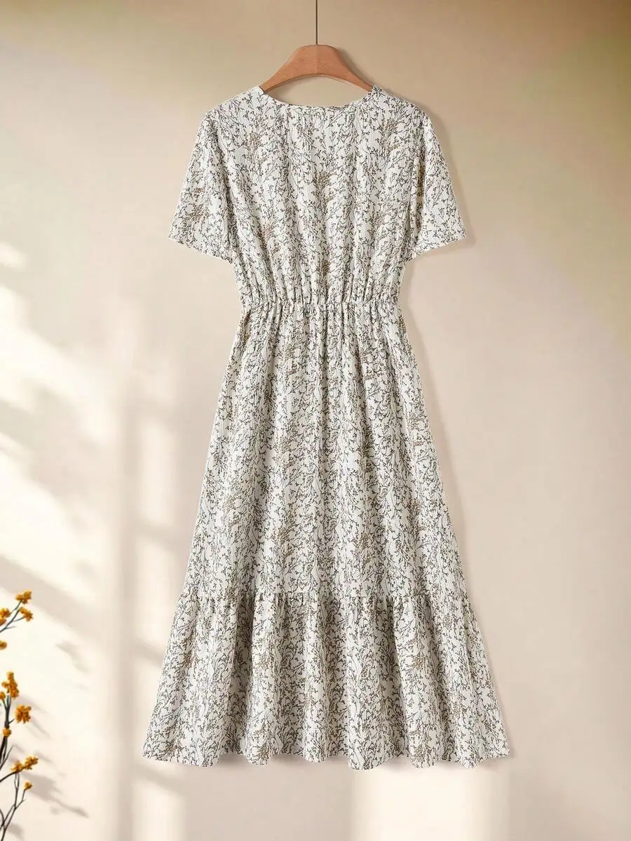 Ditsy Floral Casual Long Dress For Women Summer Elegant Midi Dress Cottagecore Style
Ditsy Floral Casual Long Dress For Women Summer Elegant Midi Dress Cottagecore Style