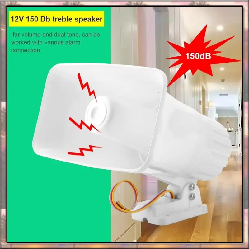 BAAZ HOT New XL- 112 130 DB DC 12V 30W Dual Tone Wired Horn Siren Burglar Alarm System Warning Althorn For Home Security
BAAZ HOT New XL- 112 130 DB DC 12V 30W Dual Tone Wired Horn Siren Burglar Alarm System Warning Althorn For Home Security