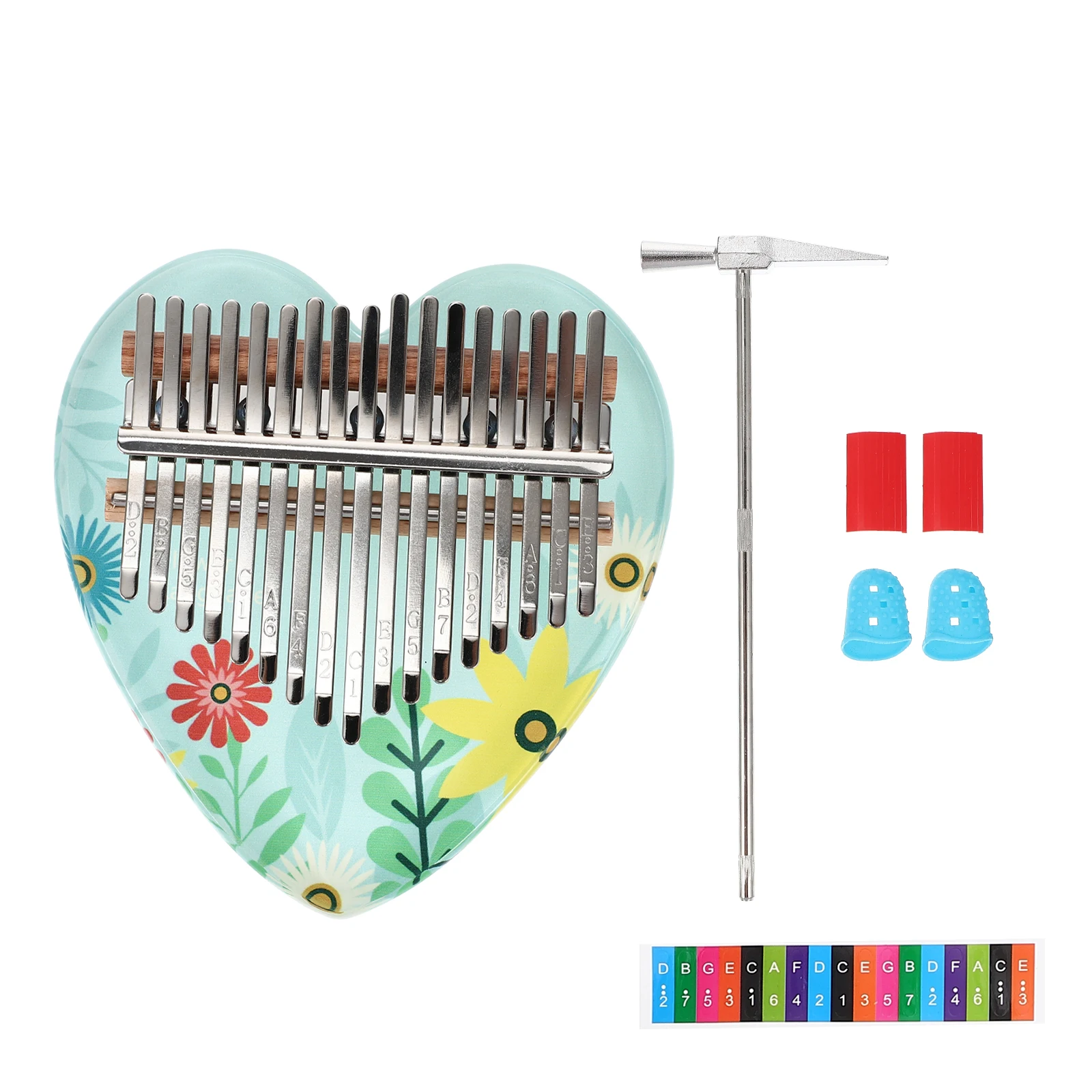 Portable Kids Kalimba Mini Thumb Piano Metal Creative Lynba Musical Instrument Children Beginners Home Use Stickers Easy
Portable Kids Kalimba Mini Thumb Piano Metal Creative Lynba Musical Instrument Children Beginners Home Use Stickers Easy