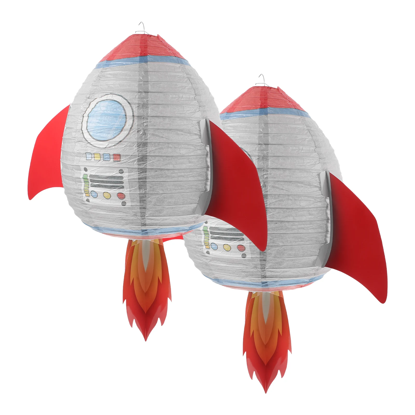 2 Pcs Rocket Shaped White Space Theme Paper Lanterns Indoor Outdoor Party Decorations Hanging Festive Birthday Holiday Events
2 Pcs Rocket Shaped White Space Theme Paper Lanterns Indoor Outdoor Party Decorations Hanging Festive Birthday Holiday Events