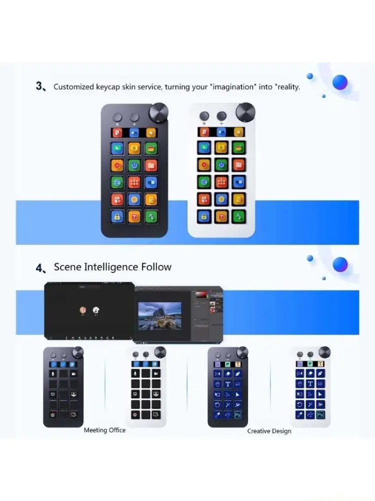 Customizable 15 StreamDeck with 2 Rotaries for Enhanceds Media Production
Customizable 15 StreamDeck with 2 Rotaries for Enhanceds Media Production