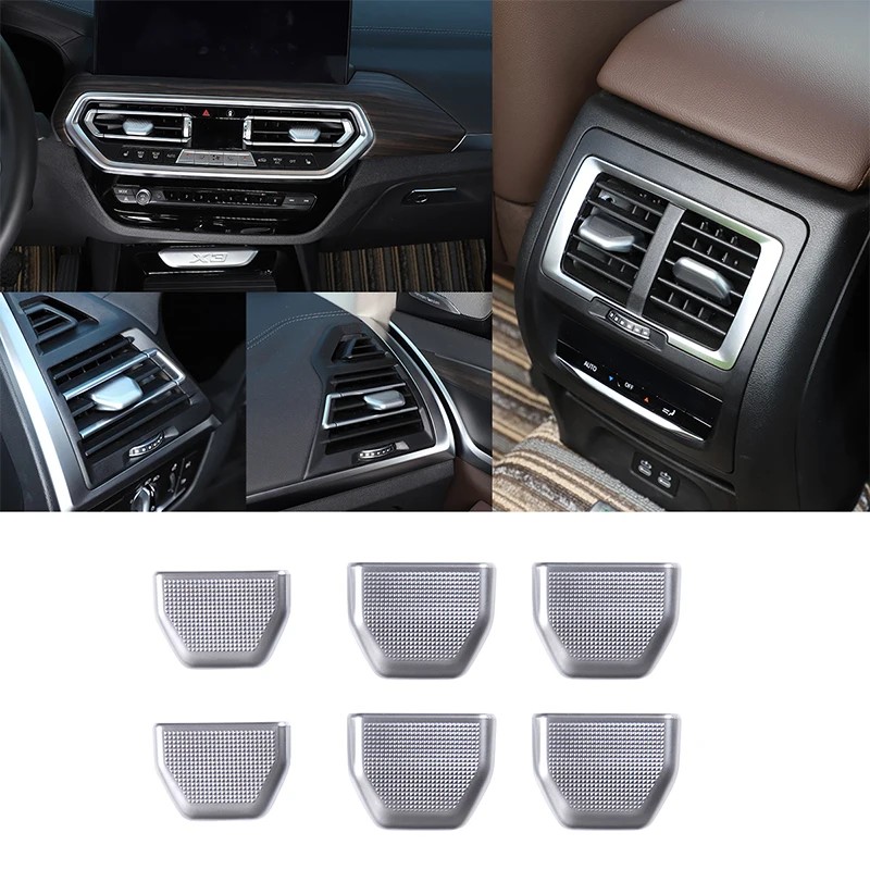 ABS Chrome Car Air-conditioning Air Outlet Adjustment Rod Cover Decorative Trim For BMW X3 X4 G01 G02 2022 Interior Accessories
ABS Chrome Car Air-conditioning Air Outlet Adjustment Rod Cover Decorative Trim For BMW X3 X4 G01 G02 2022 Interior Accessories