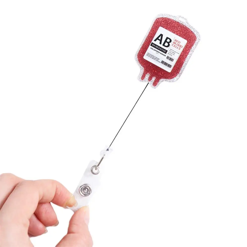 ABS Retractable Badge Reel Easy To Pull Buckle Anti Lost Blood Type Bag Shape Clips Easy Pull Simplicity
ABS Retractable Badge Reel Easy To Pull Buckle Anti Lost Blood Type Bag Shape Clips Easy Pull Simplicity