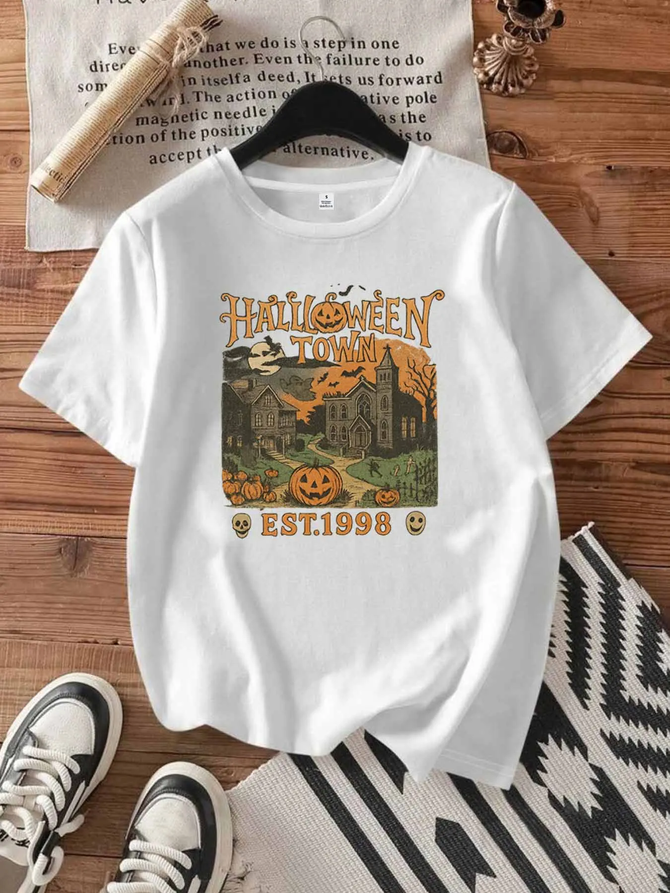 【11668】Cartoon pattern Crew Neck Women's T-Shirt Short Sleeve Fashion Printed Half Sleeve Top Stretch T-Shirt
【11668】Cartoon pattern Crew Neck Women's T-Shirt Short Sleeve Fashion Printed Half Sleeve Top Stretch T-Shirt