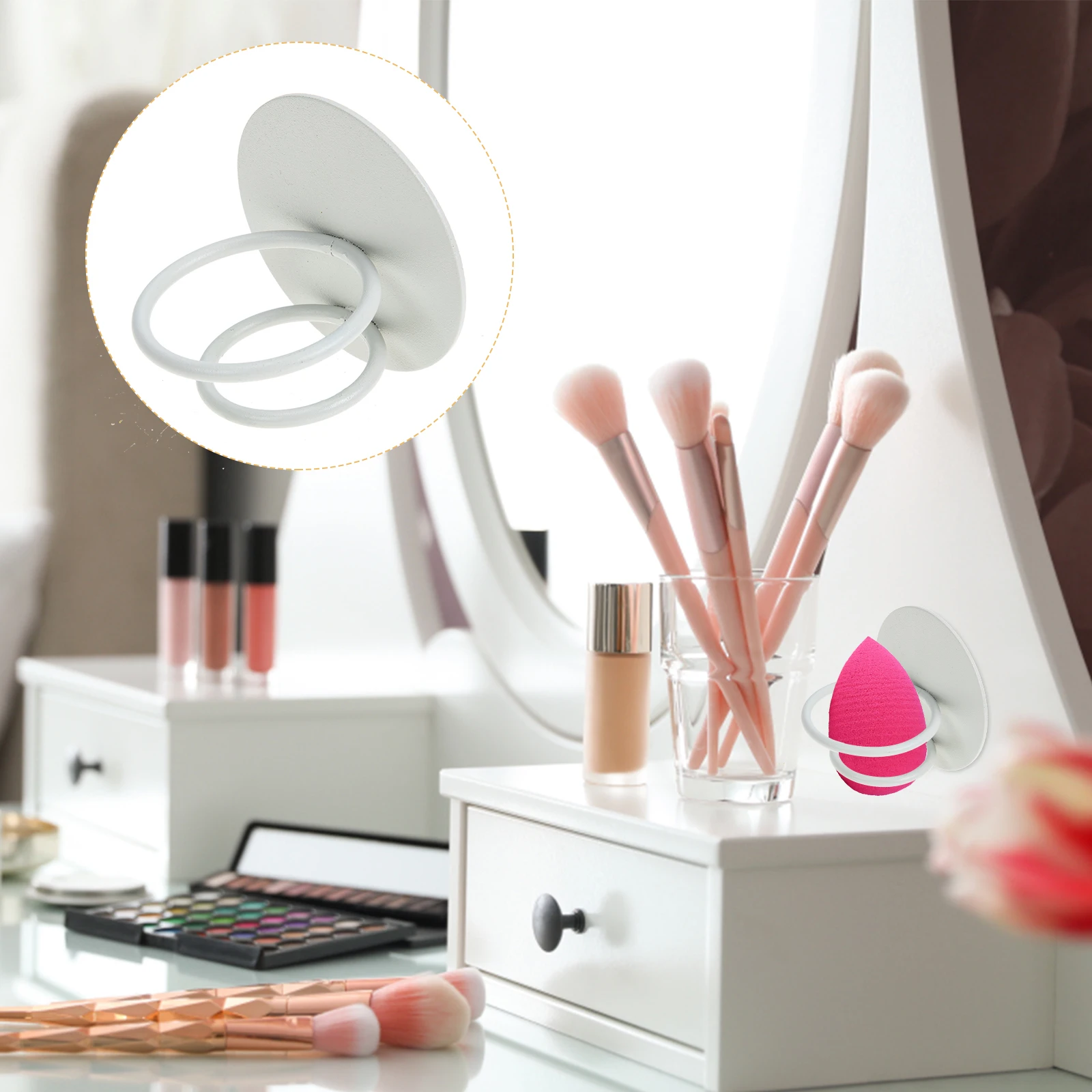 2Pcs Makeup Sponge Holder Carbon Steel Beauty Egg Rack Drying Stand Powder Puff Storage Organizer For Home Salon Hotel
2Pcs Makeup Sponge Holder Carbon Steel Beauty Egg Rack Drying Stand Powder Puff Storage Organizer For Home Salon Hotel