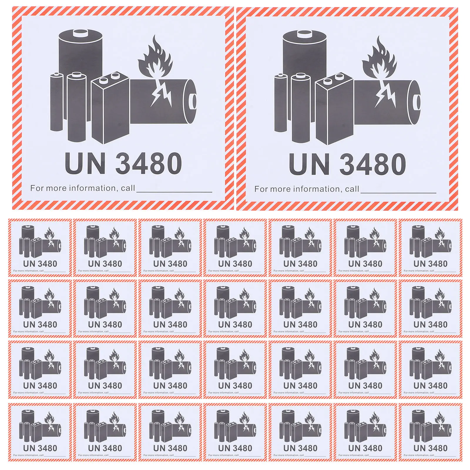 100 Sheets Lithium Ion Battery Labels Fireproof Adhesive Caution Warning Stickers Shipping Transport Safety Caution Labels
100 Sheets Lithium Ion Battery Labels Fireproof Adhesive Caution Warning Stickers Shipping Transport Safety Caution Labels