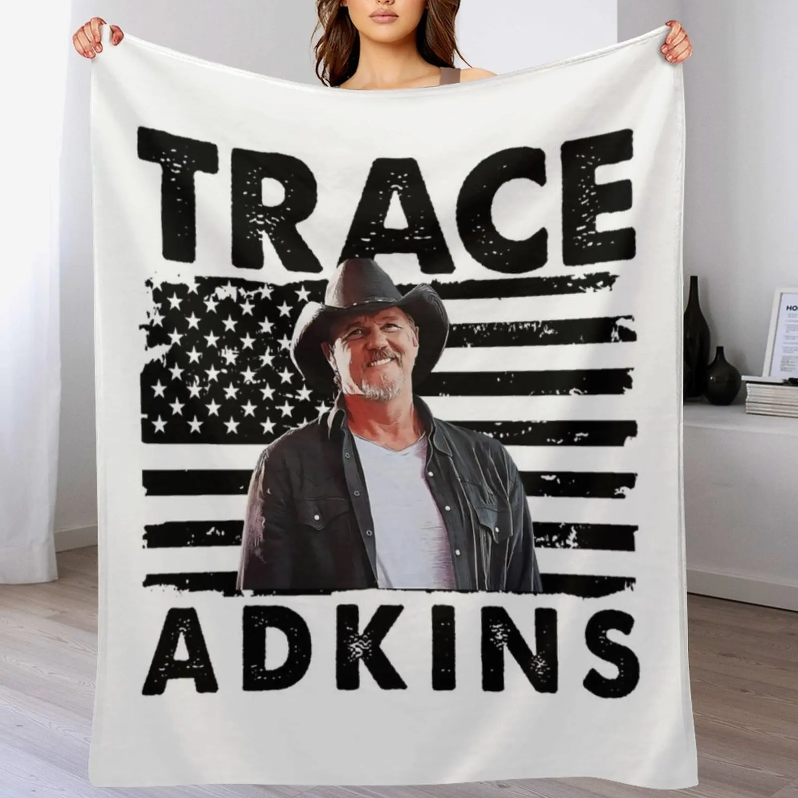 Retro American Flag Trace Adkins Music Gift Throw Blanket Breathable Lightweight Blanket for Adults Kids
Retro American Flag Trace Adkins Music Gift Throw Blanket Breathable Lightweight Blanket for Adults Kids